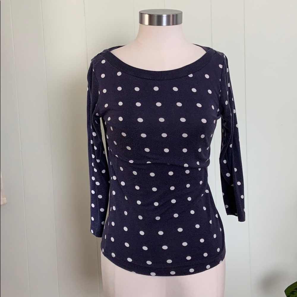Polka dot blouse